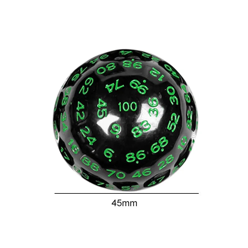 100-sided Spherical Dice | Multiple Colorways to Choose From!