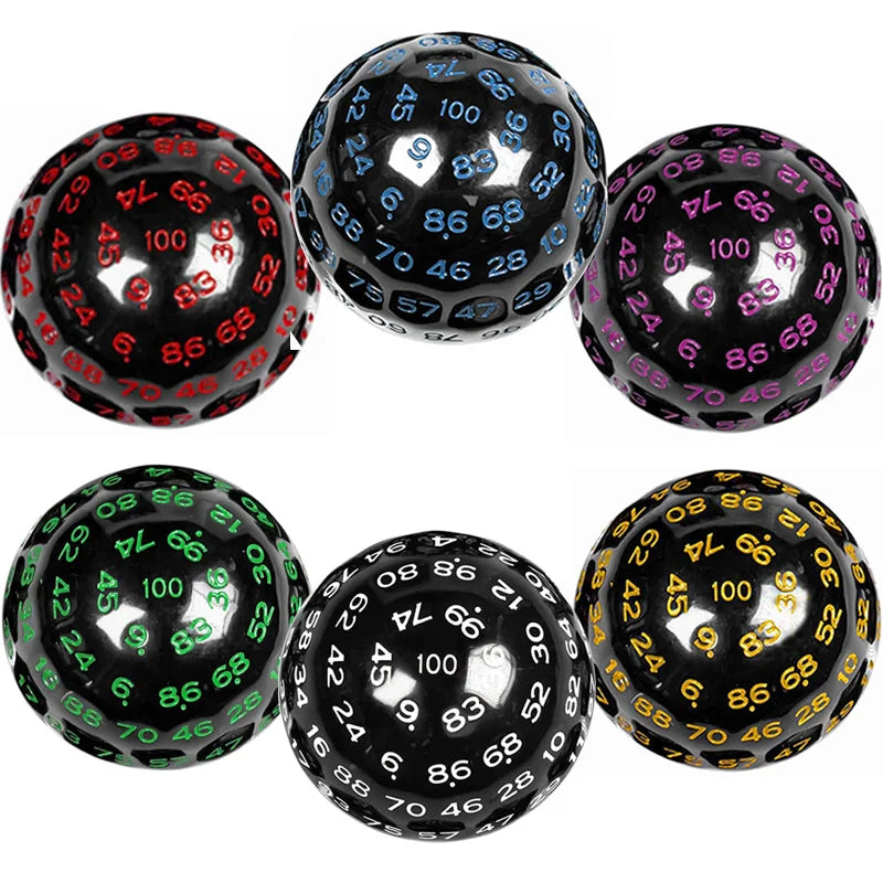 100-sided Spherical Dice | Multiple Colorways to Choose From!